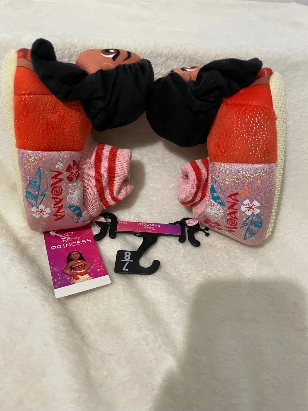 Disney Moana slippers size 7/8